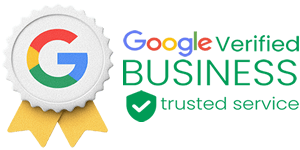 Google Verified Business emblem showing trust