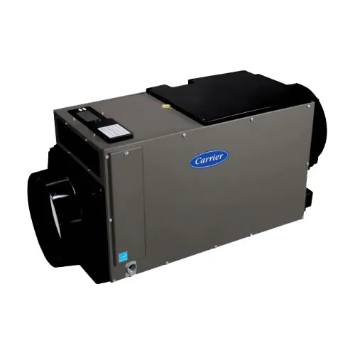 Carrier home dehumidifier unit with black finish