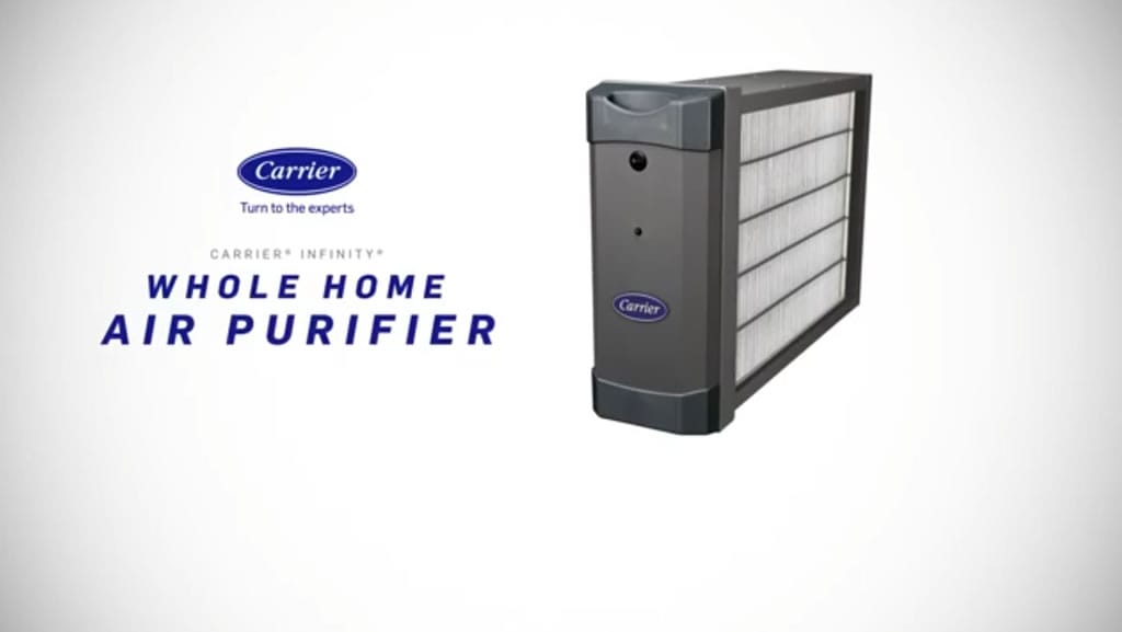Carrier whole home air purifier unit